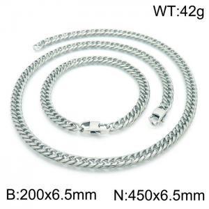SS Jewelry Set(Most Men) - KS185202-Z