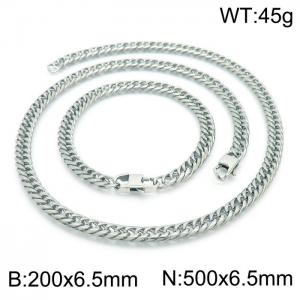 SS Jewelry Set(Most Men) - KS185203-Z