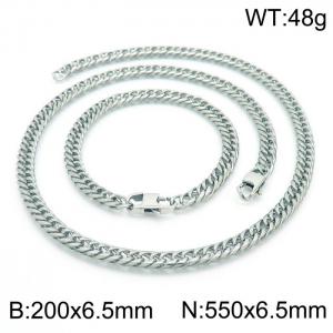 SS Jewelry Set(Most Men) - KS185204-Z