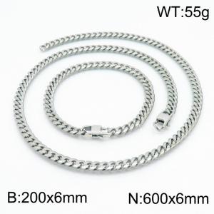SS Jewelry Set(Most Men) - KS185215-Z