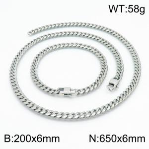 SS Jewelry Set(Most Men) - KS185216-Z