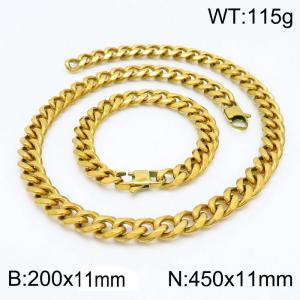 SS Jewelry Set(Most Men) - KS185217-Z