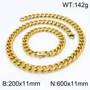 SS Jewelry Set(Most Men) - KS185220-Z
