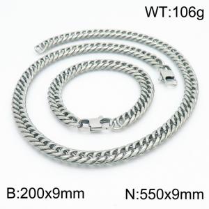 SS Jewelry Set(Most Men) - KS185234-Z