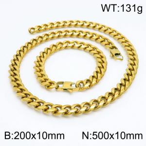 SS Jewelry Set(Most Men) - KS185238-Z