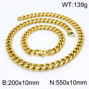 SS Jewelry Set(Most Men) - KS185239-Z