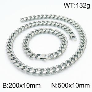 SS Jewelry Set(Most Men) - KS185243-Z