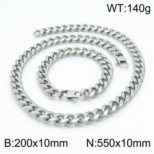 SS Jewelry Set(Most Men) - KS185244-Z
