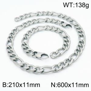 SS Jewelry Set(Most Men) - KS185255-Z
