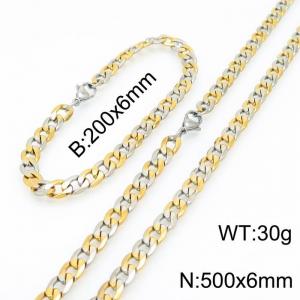 SS Jewelry Set(Most Men) - KS188247-Z