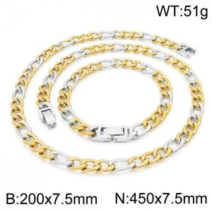 SS Jewelry Set(Most Men) - KS188756-Z