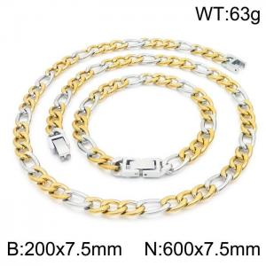 SS Jewelry Set(Most Men) - KS188759-Z