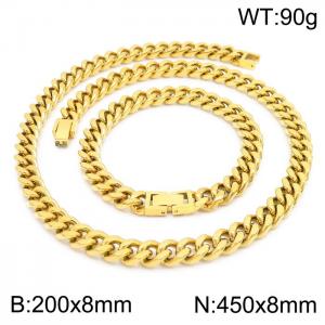 SS Jewelry Set(Most Men) - KS188805-Z