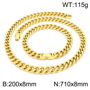 SS Jewelry Set(Most Men) - KS188810-Z