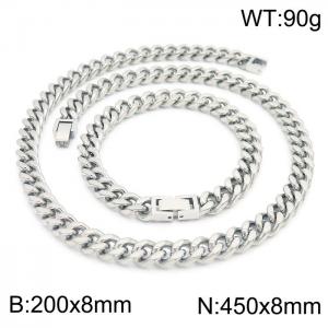 SS Jewelry Set(Most Men) - KS188812-Z