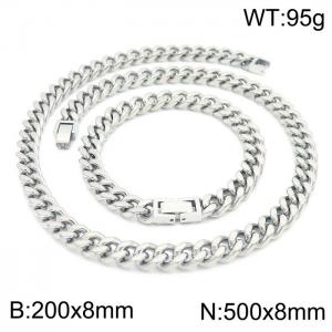 SS Jewelry Set(Most Men) - KS188813-Z