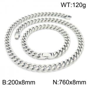 SS Jewelry Set(Most Men) - KS188818-Z