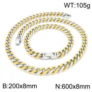 SS Jewelry Set(Most Men) - KS188822-Z