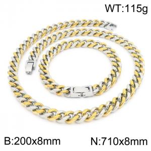 SS Jewelry Set(Most Men) - KS188824-Z