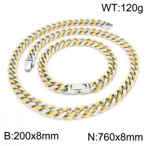 SS Jewelry Set(Most Men) - KS188825-Z