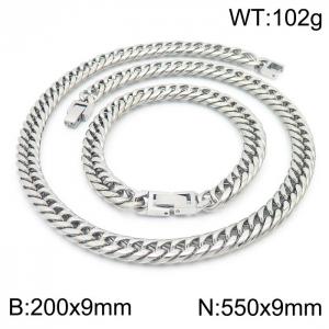 SS Jewelry Set(Most Men) - KS188863-Z