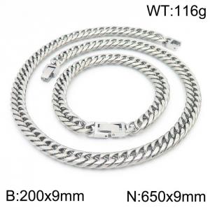SS Jewelry Set(Most Men) - KS188865-Z