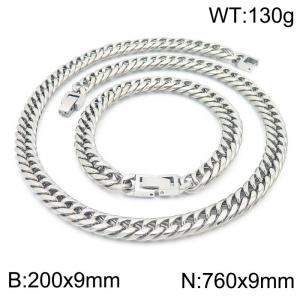 SS Jewelry Set(Most Men) - KS188867-Z