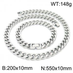 SS Jewelry Set(Most Men) - KS188883-Z