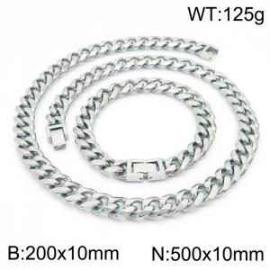 SS Jewelry Set(Most Men) - KS188938-Z