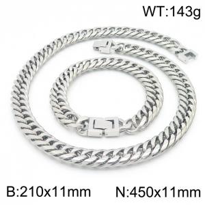 SS Jewelry Set(Most Men) - KS189007-Z