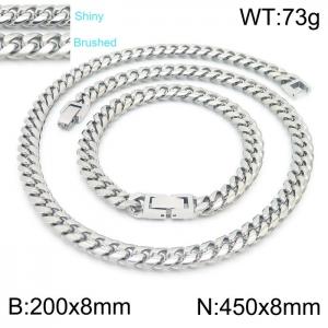 SS Jewelry Set(Most Men) - KS189044-Z