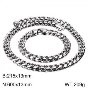 SS Jewelry Set(Most Men) - KS189673-Z