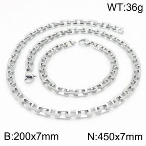 SS Jewelry Set(Most Men) - KS189759-Z