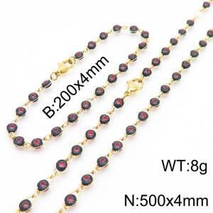 SS Jewelry Set(Most Women) - KS190882-Z