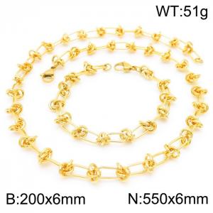 SS Jewelry Set(Most Men) - KS192194-Z