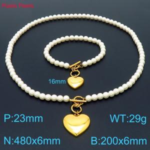 SS Jewelry Set(Most Women) - KS193399-Z