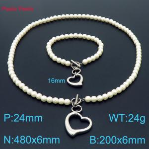 SS Jewelry Set(Most Women) - KS193402-Z