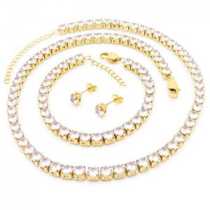 SS Jewelry Set(Most Women) - KS194105-HR