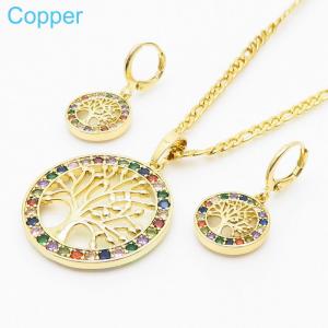 Copper Jewelry Set(Most Women) - KS200243-QJ