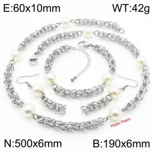 SS Jewelry Set(Most Women) - KS216992-Z