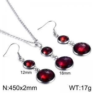 SS Jewelry Set(Most Women) - KS217521-Z