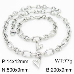 SS Jewelry Set(Most Women) - KS217629-Z