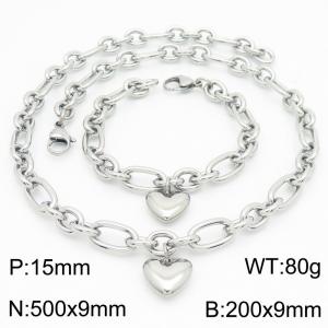 SS Jewelry Set(Most Women) - KS217633-Z