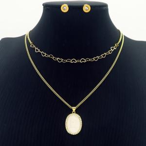 SS Jewelry Set(Most Women) - KS217687-WH