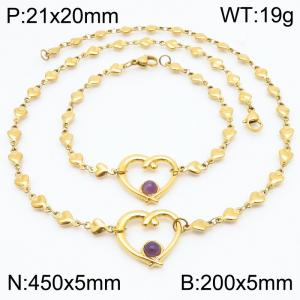 SS Jewelry Set(Most Women) - KS218278-Z