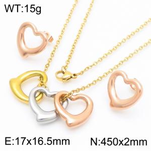 Simple Love Accessories Necklace O-Chain Stainless Steel Accessories Men's and Women's Jewelry - KS221255-Z