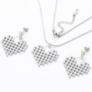 SS Jewelry Set(Most Women) - KS222980-SP