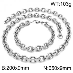 SS Jewelry Set - KS223253-Z