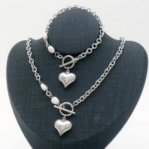 SS Jewelry Set(Most Women) - KS224210-WH