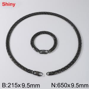 Stainless steel double woven chain set - KS224512-Z